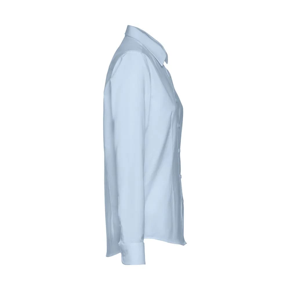 Langärmeliges Oxford-Hemd für Frauen - THC TOKYO WOMEN II - Hellblau