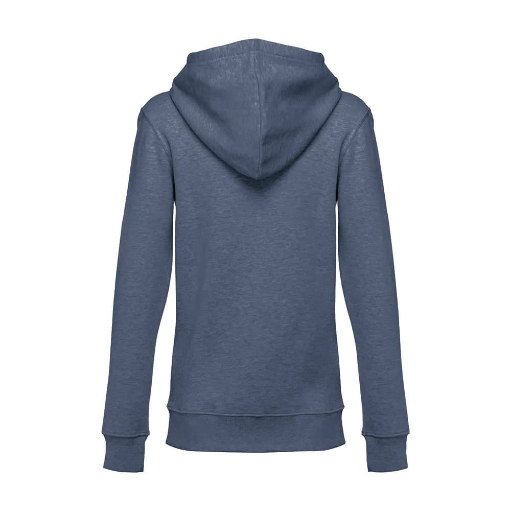 Sweatshirt für Frauen aus Baumwolle und Polyester - THC AMSTERDAM WOMEN II - Blau melliert