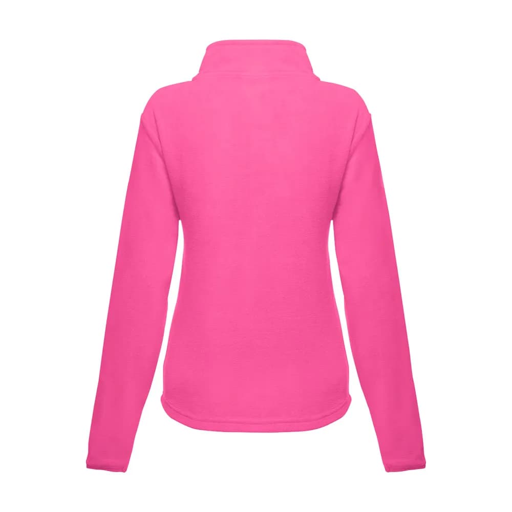 Polarfleecejacke aus Polyester mit Gürtel für Damen - THC HELSINKI WOMEN - Rosa