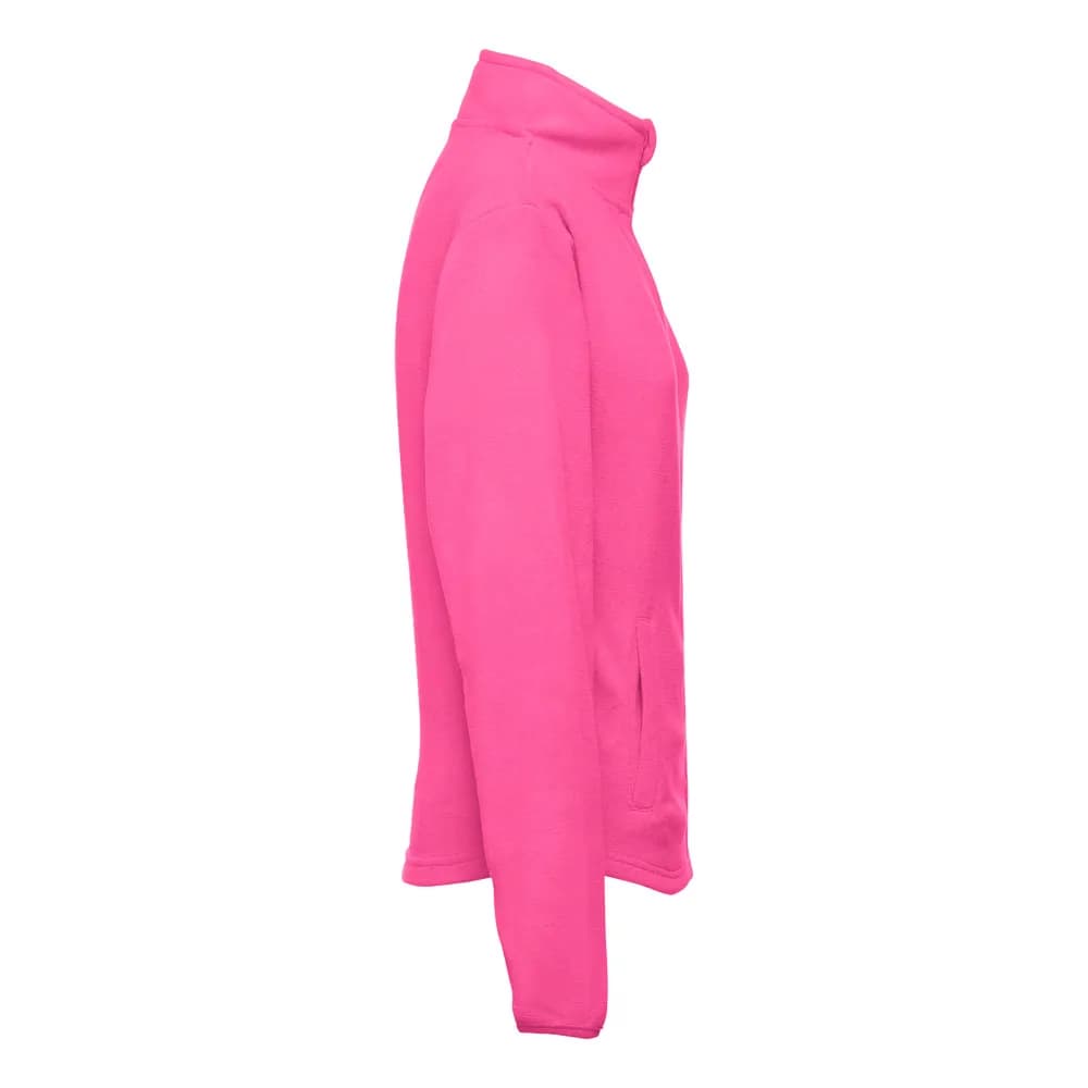Polarfleecejacke aus Polyester mit Gürtel für Damen - THC HELSINKI WOMEN II - Grau