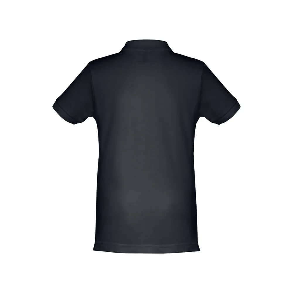 Kurzärmeliges Baumwoll-Poloshirt für Kinder (unisex) - THC ADAM KIDS II - Nachtblau