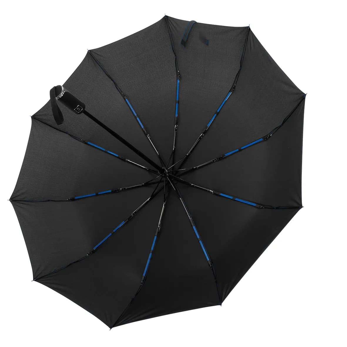 Taschenschirm FIN - schwarz/blau