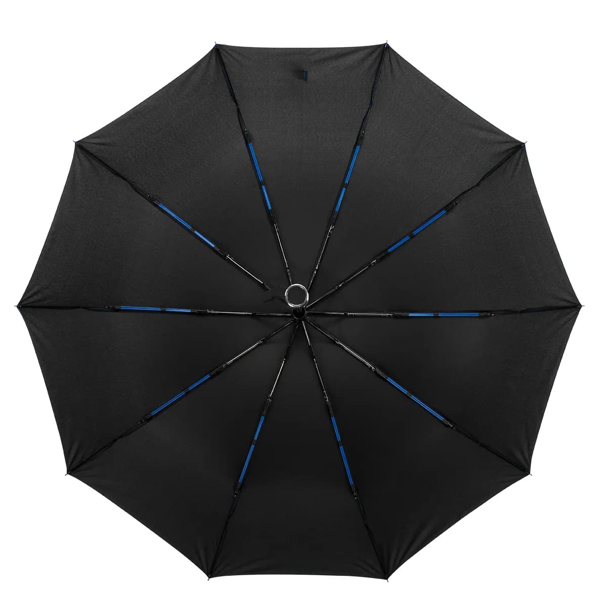 Taschenschirm FIN - schwarz/blau