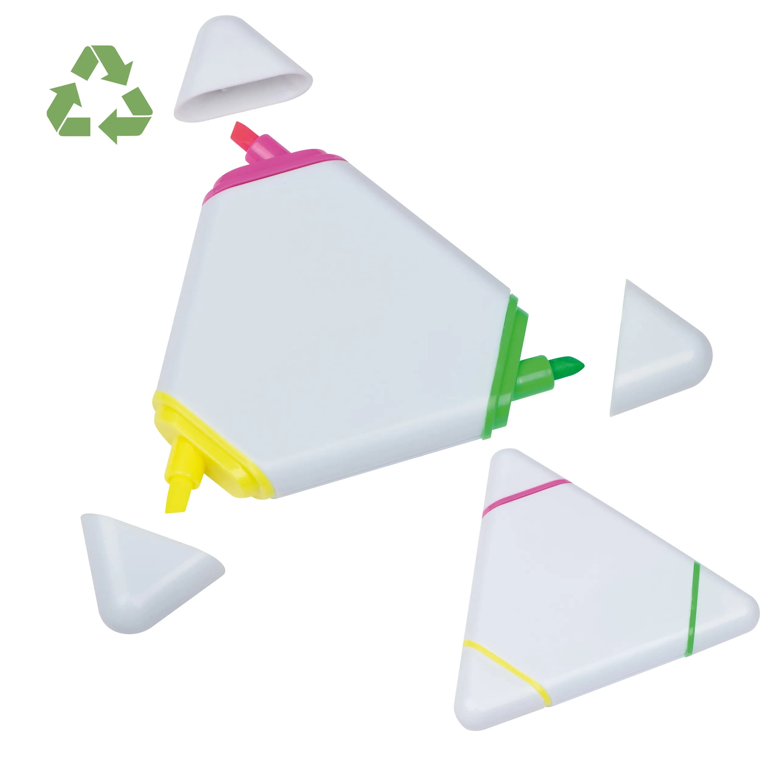 Textmarker Dreieck VICTOR - weiss