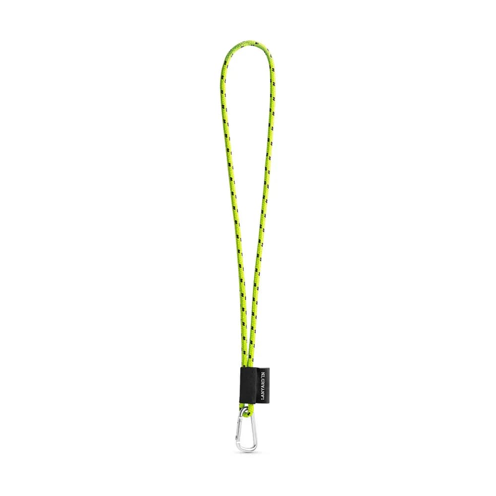 SET Lanyard NAUTIC Long (Ø 5 mm) mit 55 mm D-förmigem Karabiner - Neon Gelb