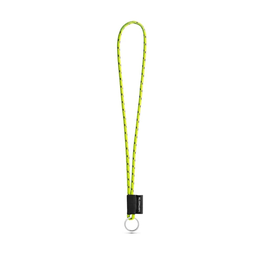 SET Lanyard NAUTIC Lang (Ø 5 mm) mit Ring Ø 32 mm - Neon Gelb