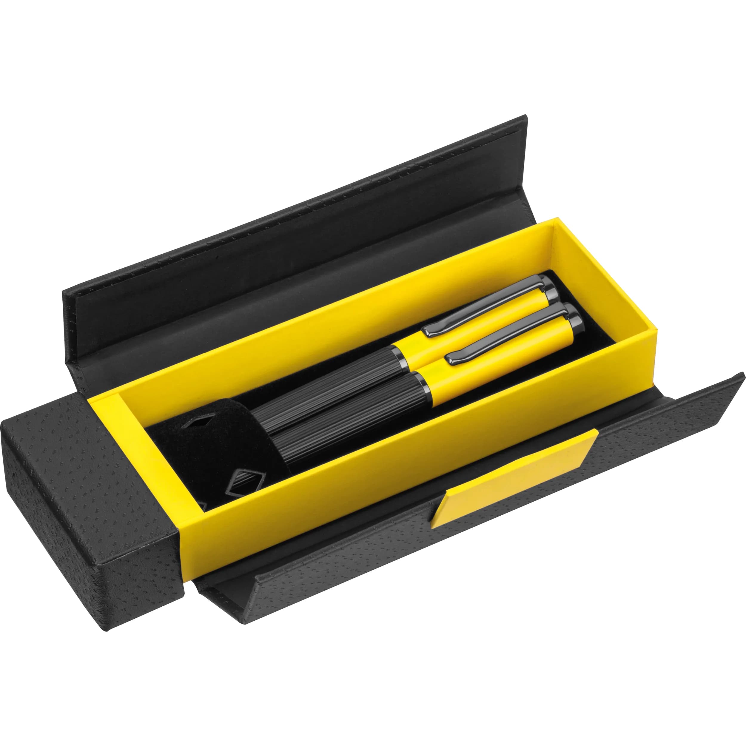 Metall Schreibset REGINALD - gelb