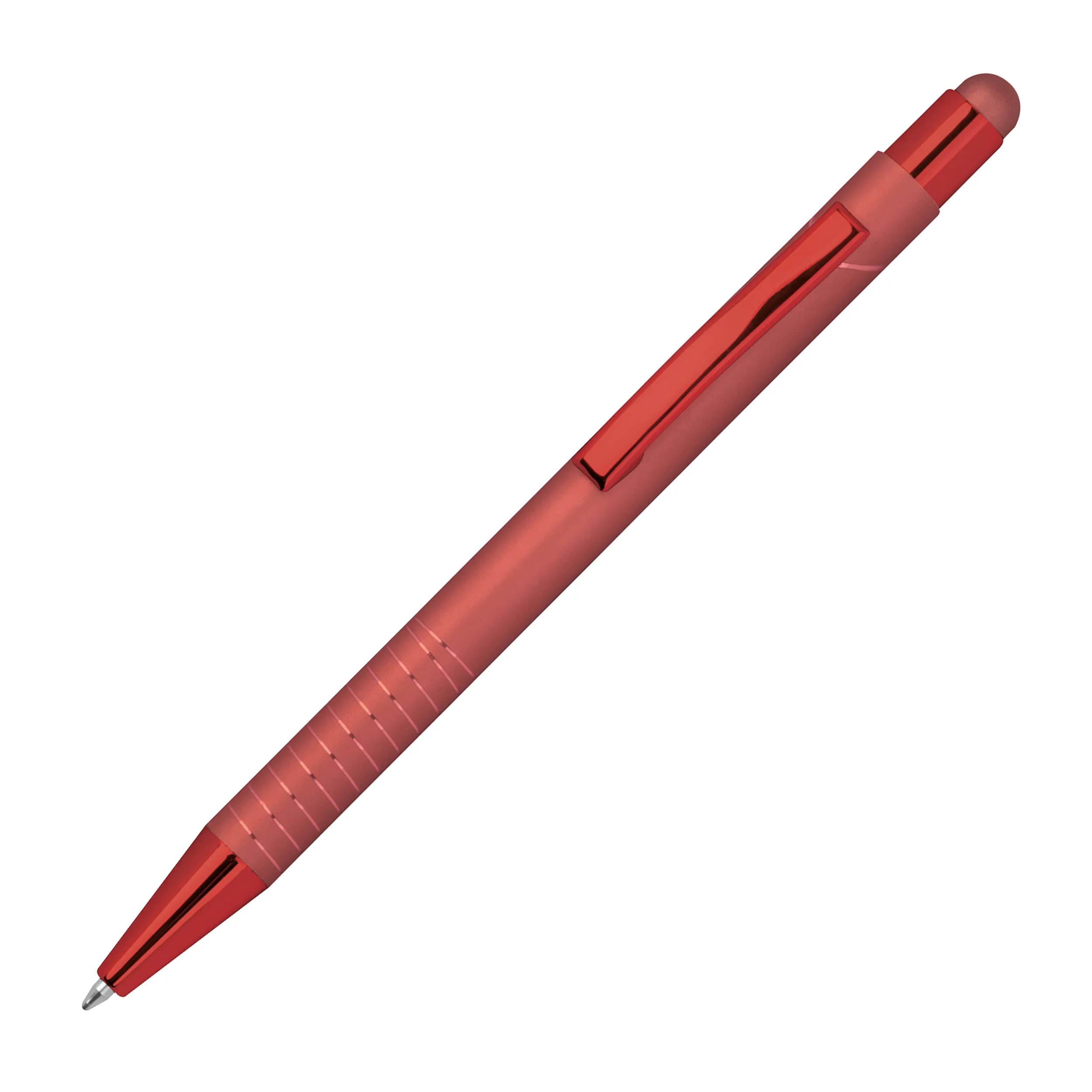 Kugelschreiber mit Touch Pen ANGELO - rot
