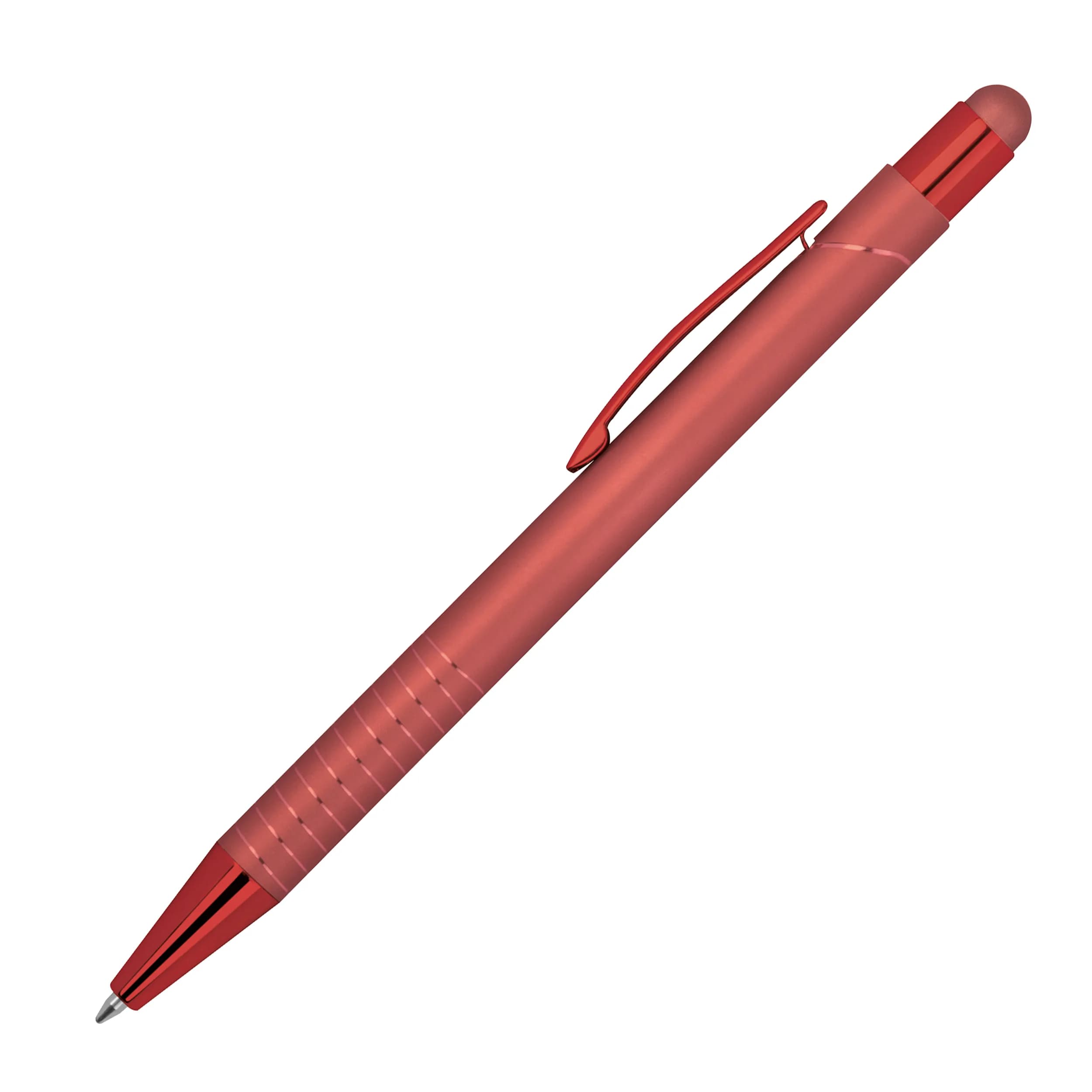 Kugelschreiber mit Touch Pen ANGELO - rot