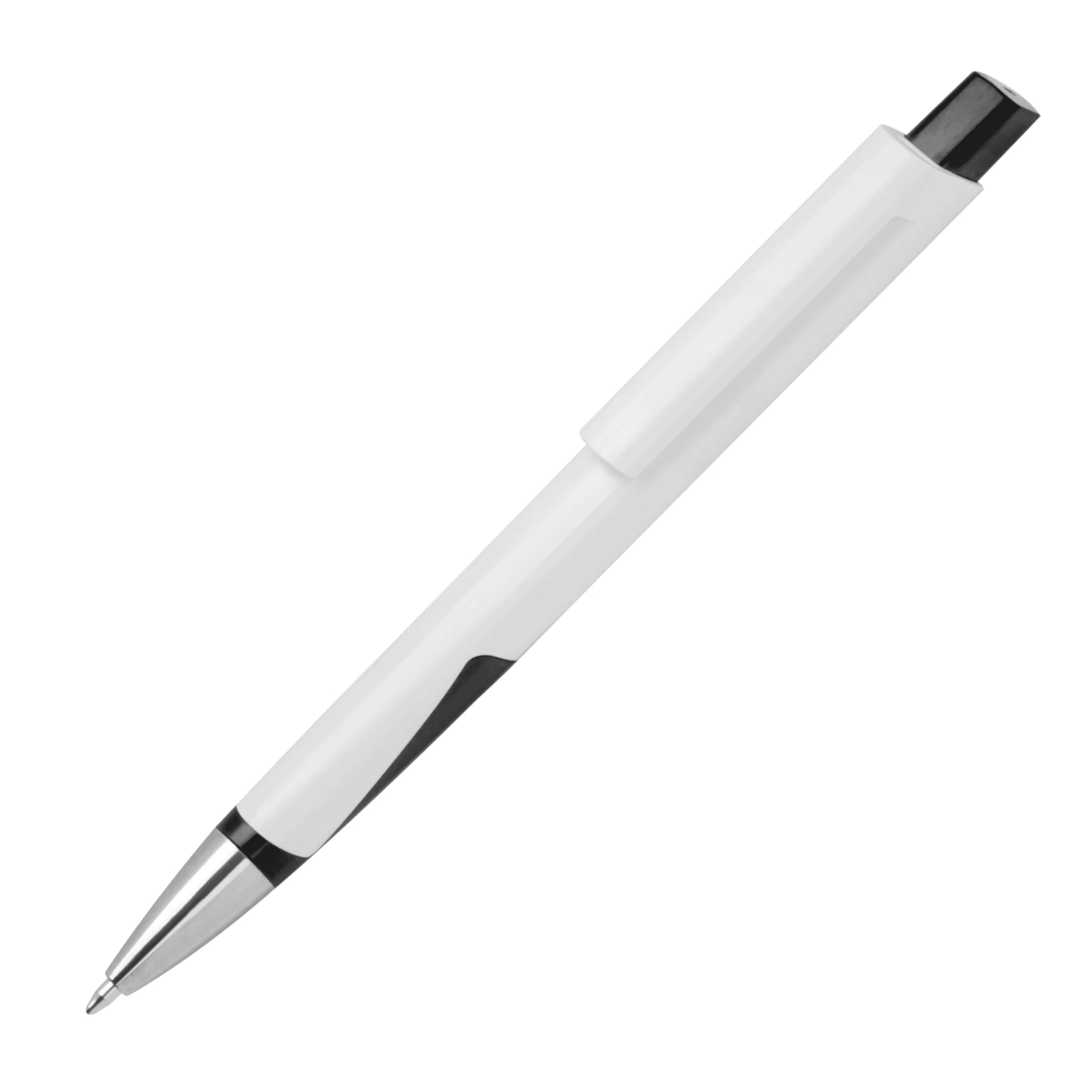 Recycelter ABS Kugelschreiber MAJA - schwarz