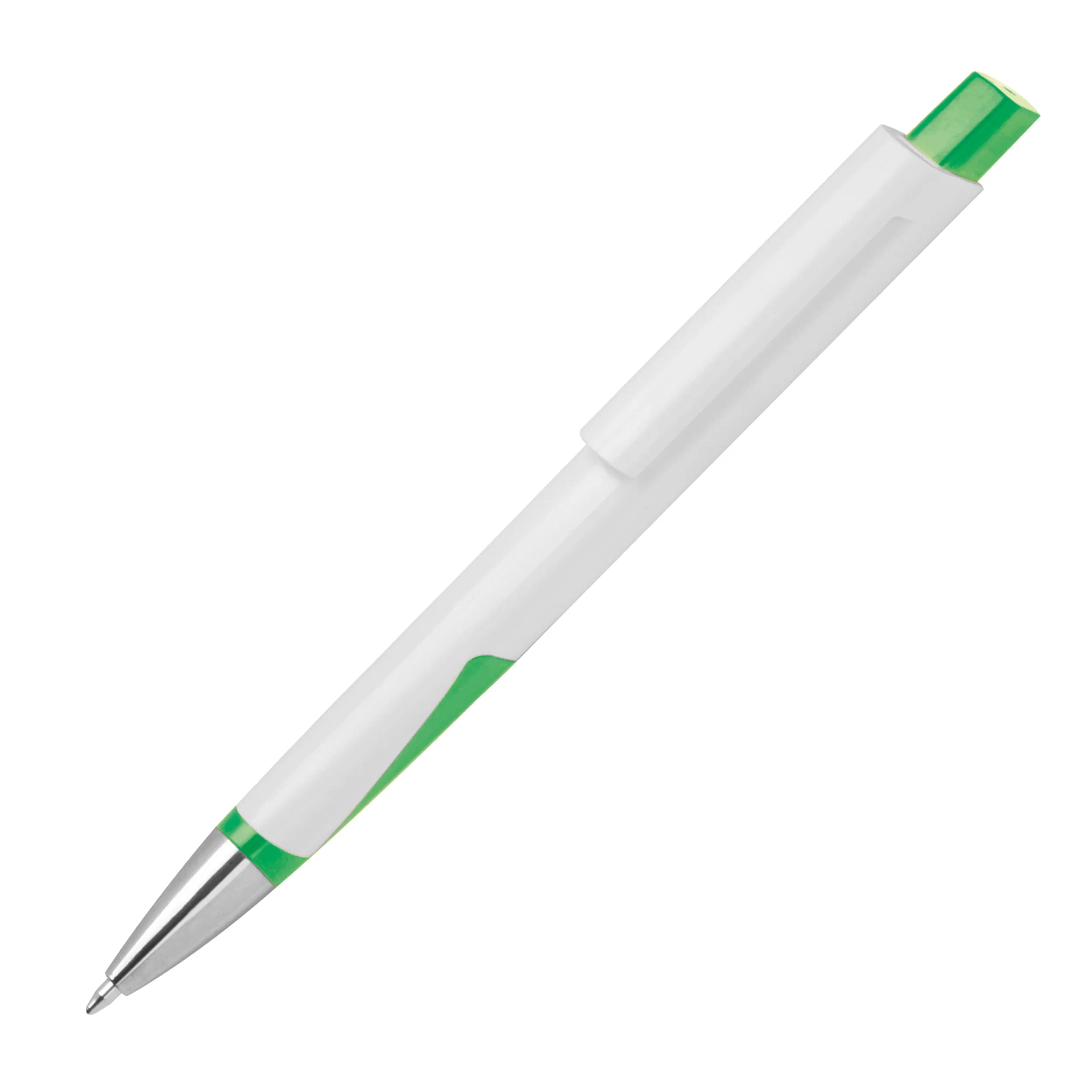 Recycelter ABS Kugelschreiber MAJA - grün