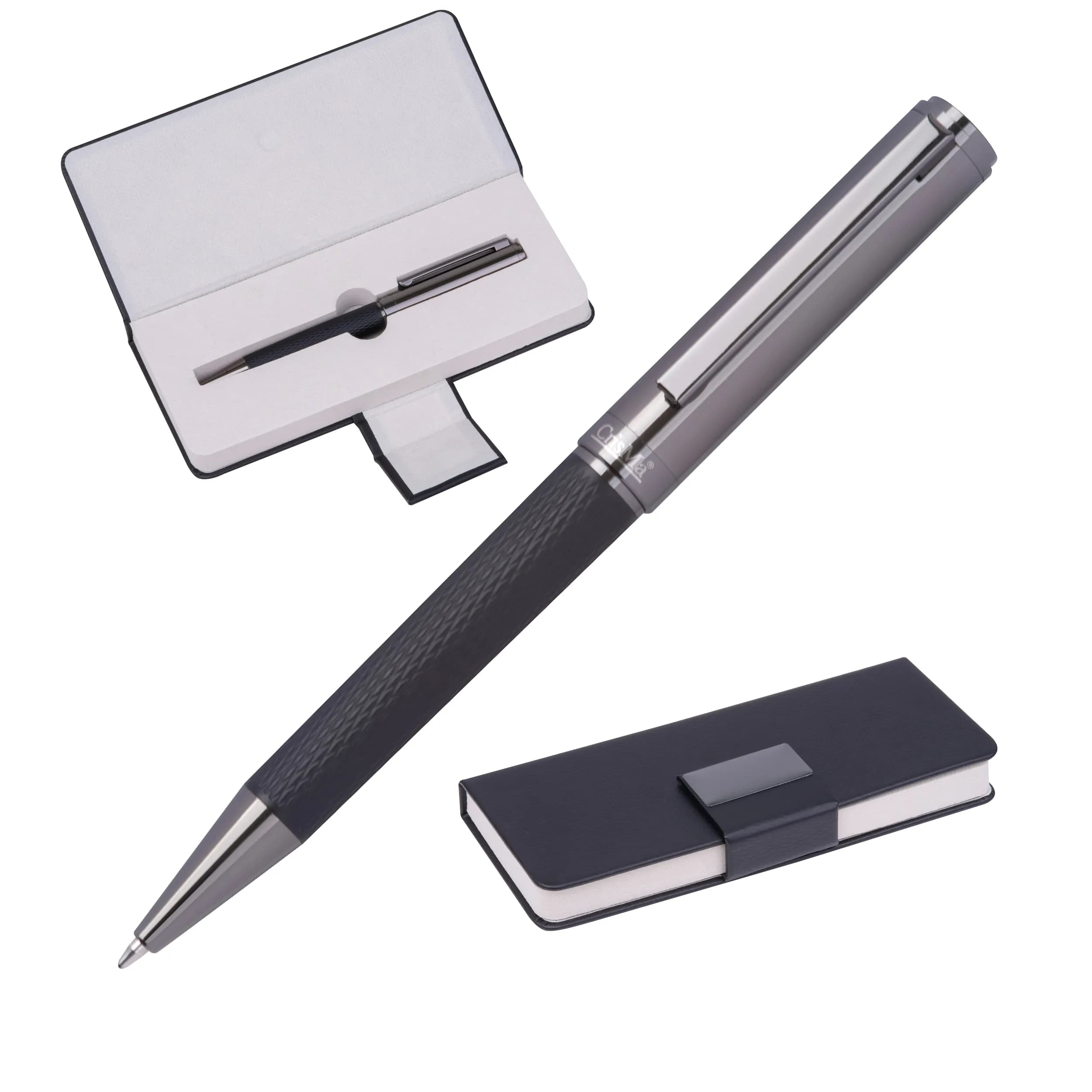 CrisMa Metallkugelschreiber CAROLINA - schwarz