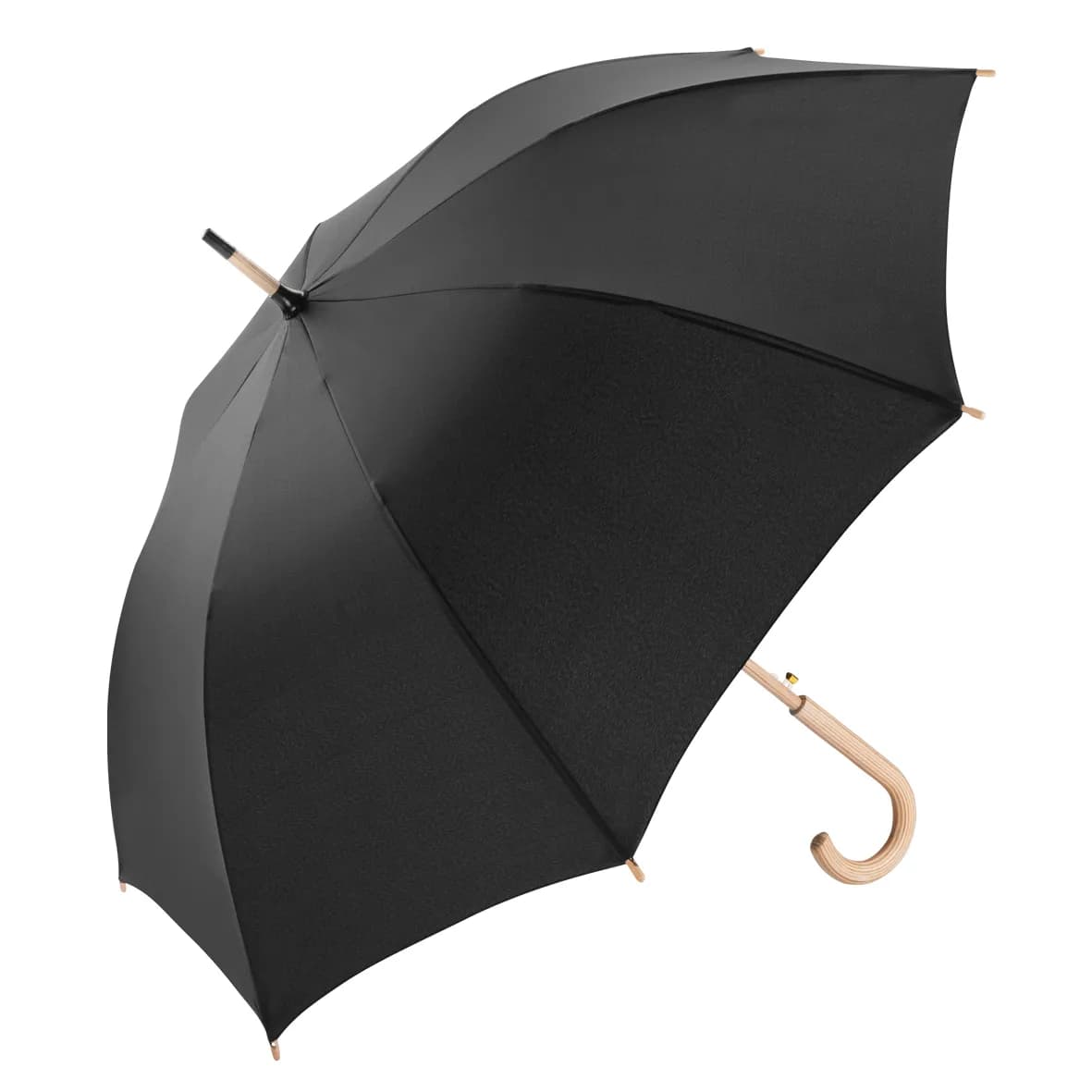 Stockschirm WOOD - schwarz