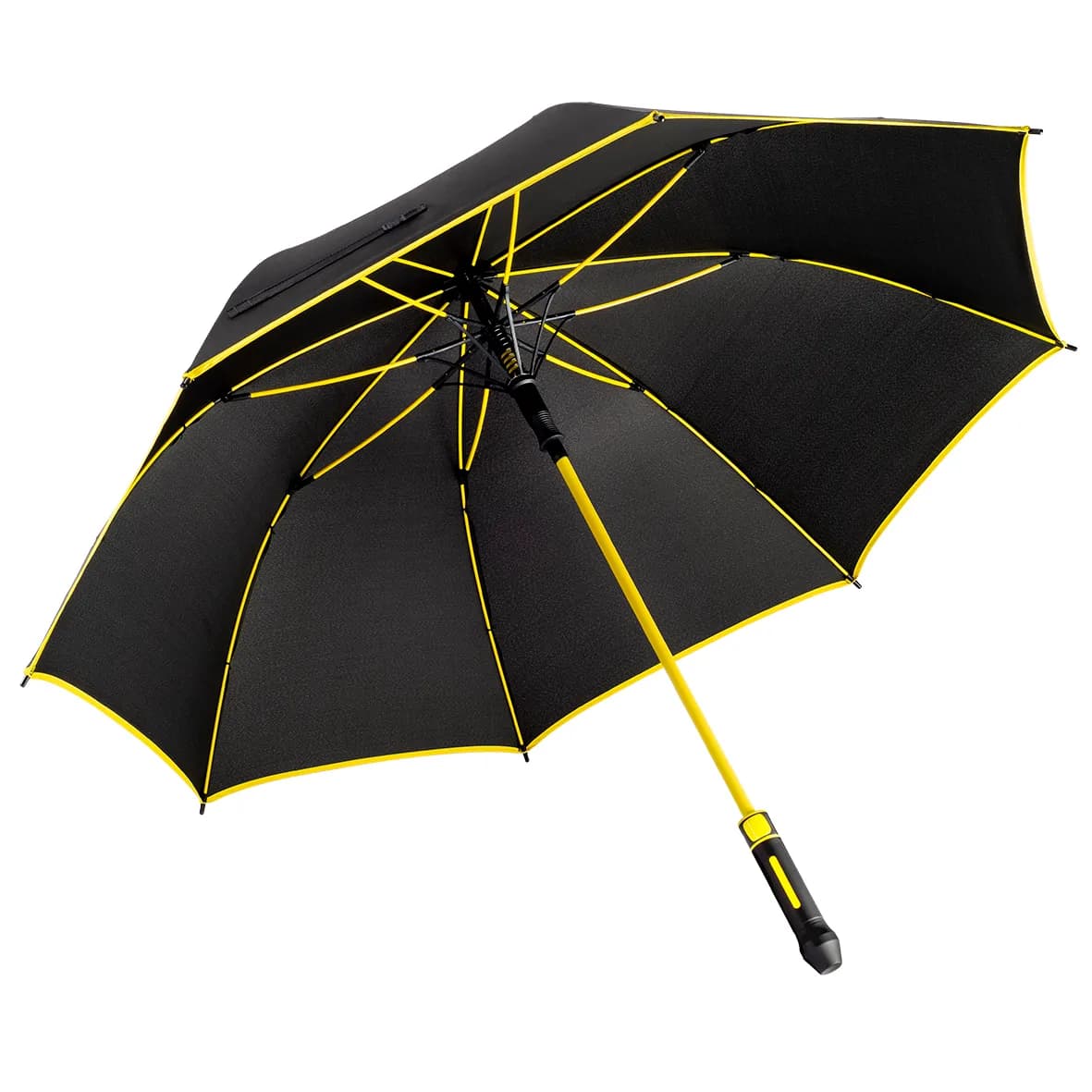 Gastschirm RIMINI - schwarz/gelb