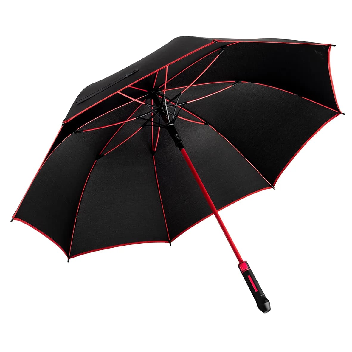 Gastschirm RIMINI - schwarz/rot