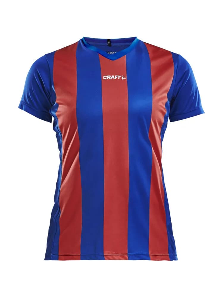 Progress Jersey Stripe W - Club Cobolt/Bright Red