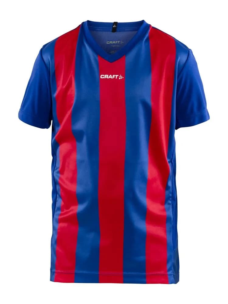 Progress Jersey Stripe Jr - Club Cobolt/Bright Red