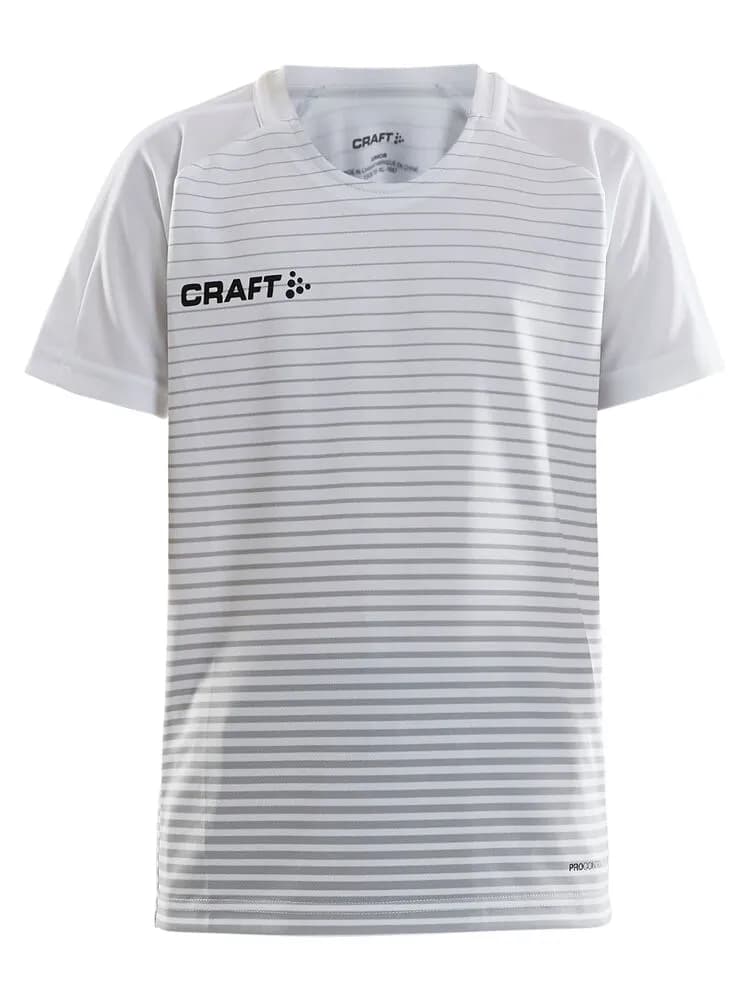 Pro Control Stripe Jersey Jr - White/Silver