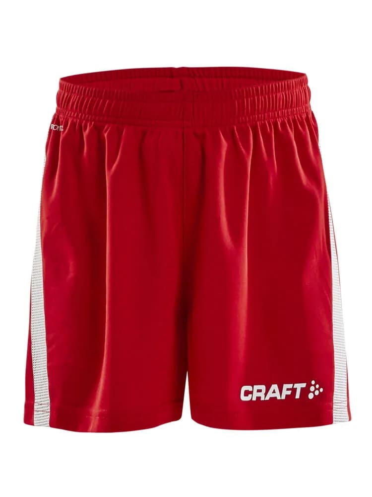 Pro Control Shorts Jr - Bright Red/White