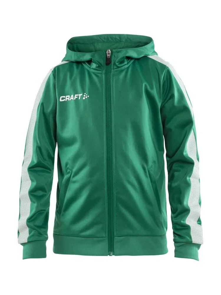 Pro Control Hood Jacket Jr - Team Green/White
