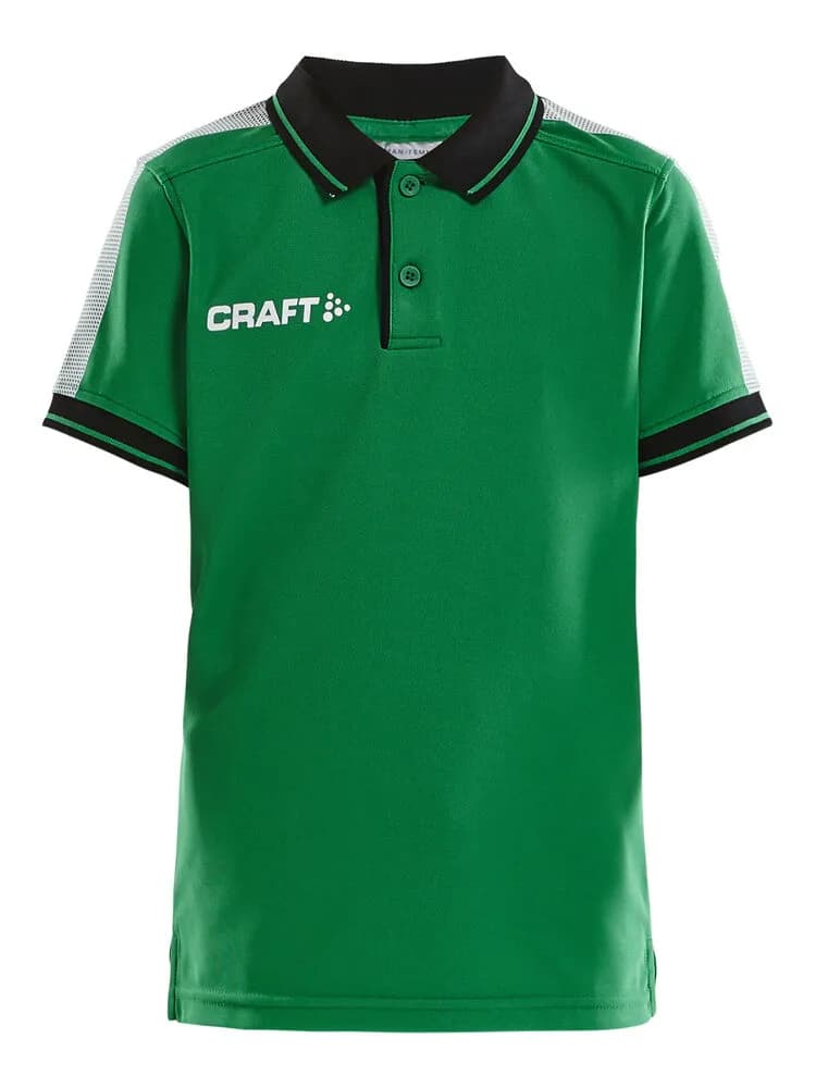 Pro Control Poloshirt Jr - Team Green/Black