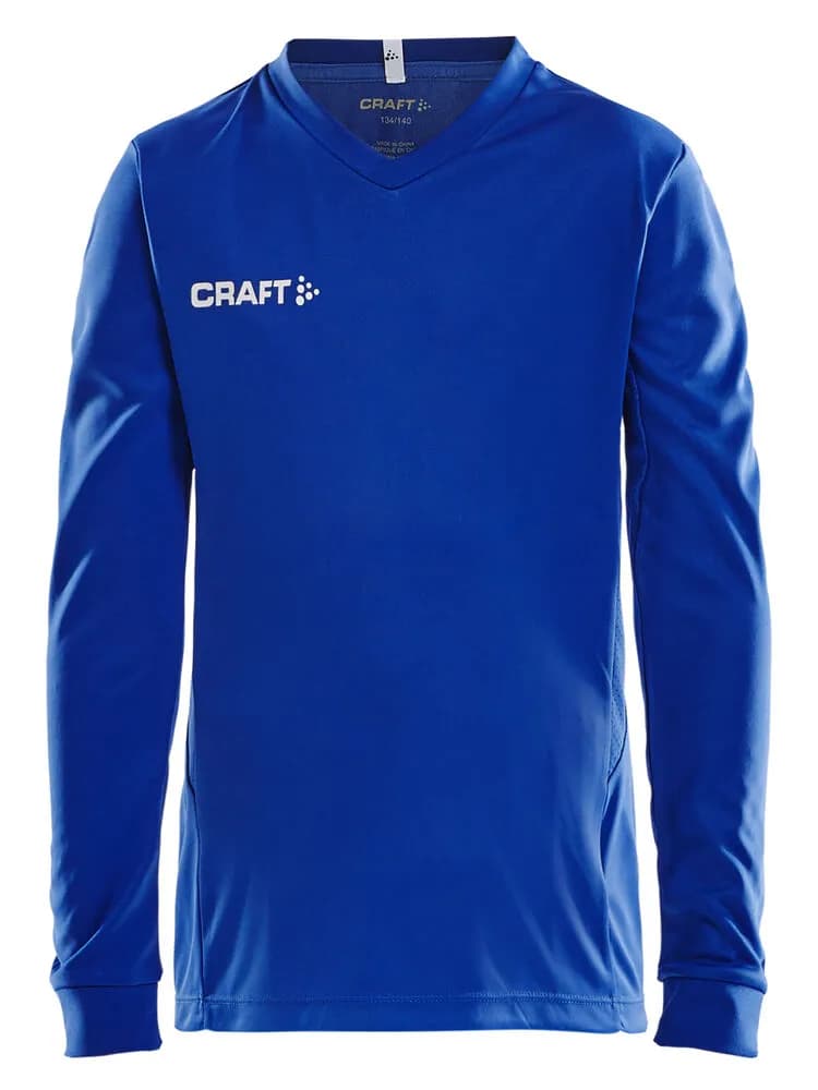 Squad Go Jersey Solid Ls Jr - Club Cobolt