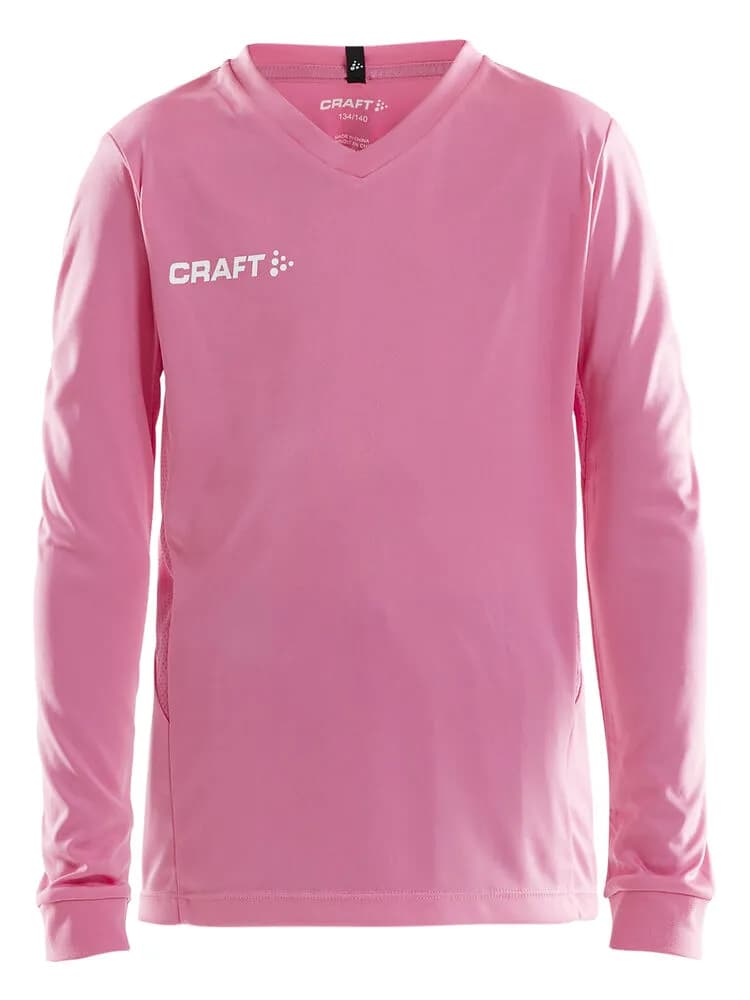 Squad Go Jersey Solid Ls Jr - Pop