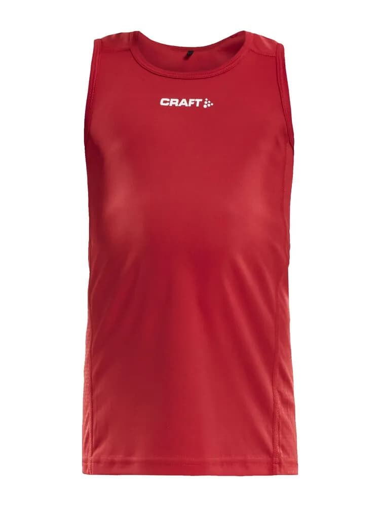 Rush Singlet Jr - Bright Red