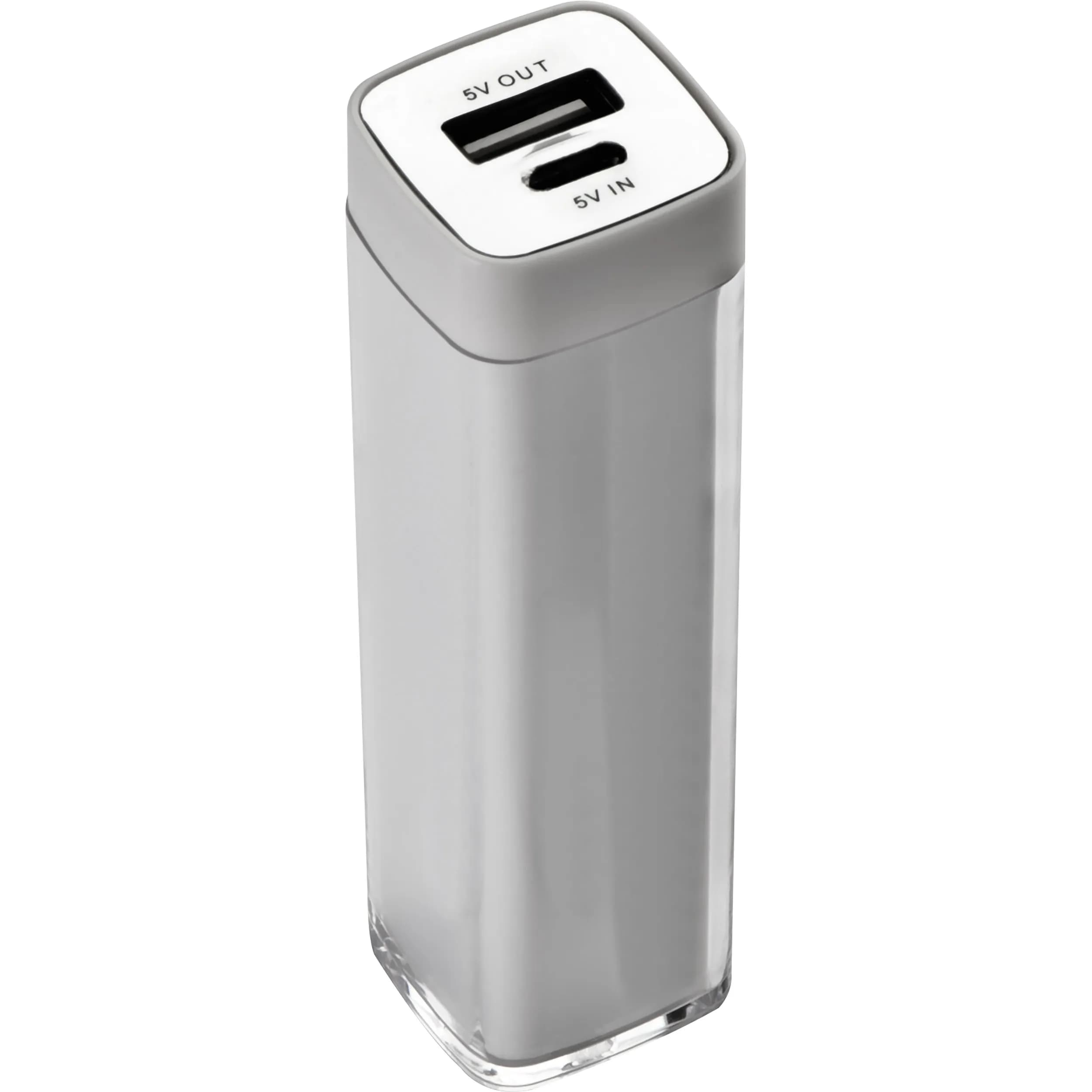 Travel Set Powerbank, EU-Stecker und USB Ladegerät JUSTIN - weiss