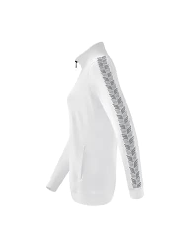 Essential Team Tracktop Jacke - Damen - weiß/monument grey