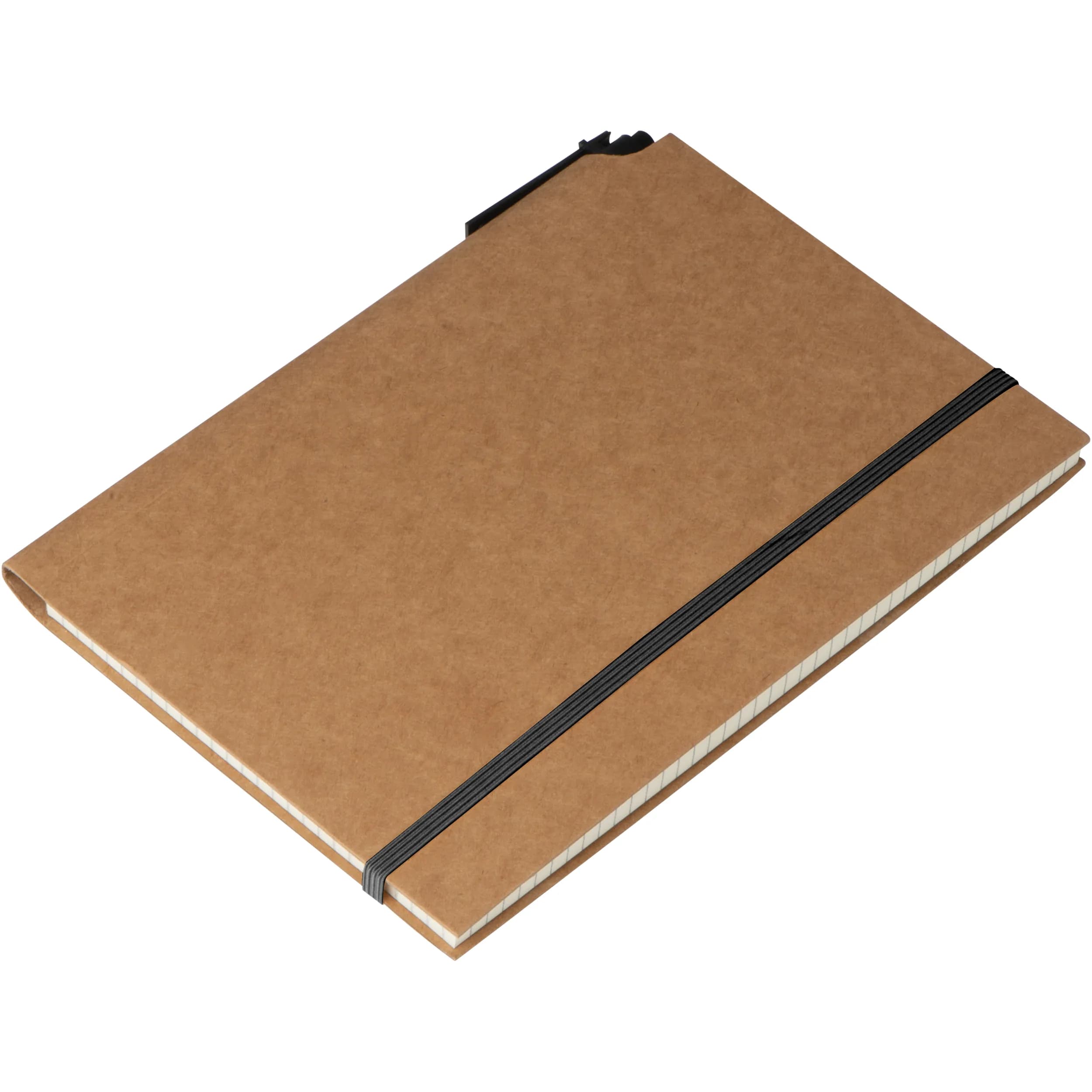 Notizbuch mit Umschlag aus Karton FELIX - braun