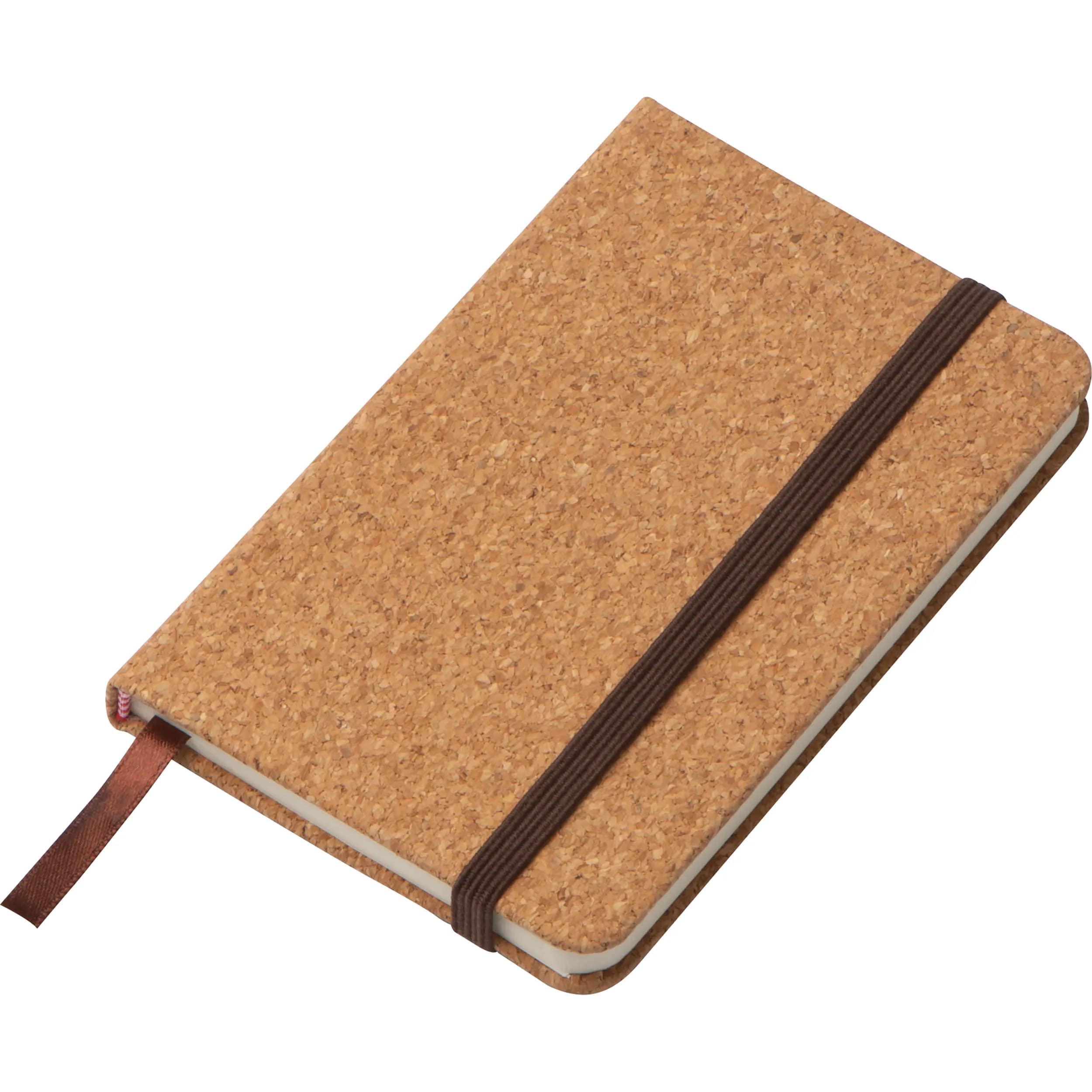 A6 Notizbuch mit Korkeinband MELVIN - beige