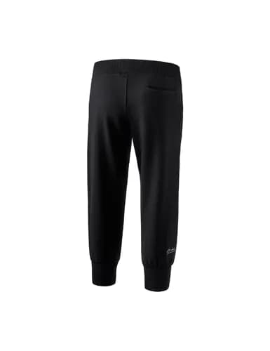 3/4 Sweathose mit Bündchen - Damen - schwarz