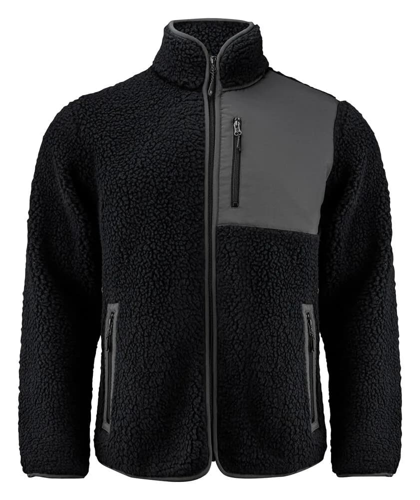 Kingsley Fleecejacke Herren - Schwarz