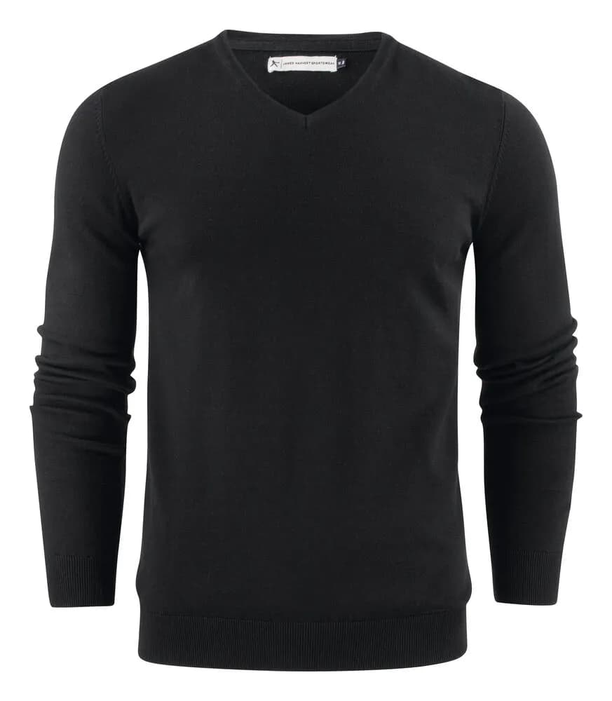 Ashland V Strickpullover Herren - Schwarz