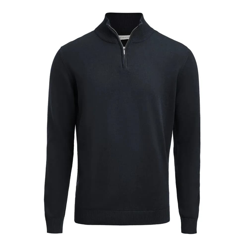 Ashland Halfzip Strickpullover Unisex - Marine
