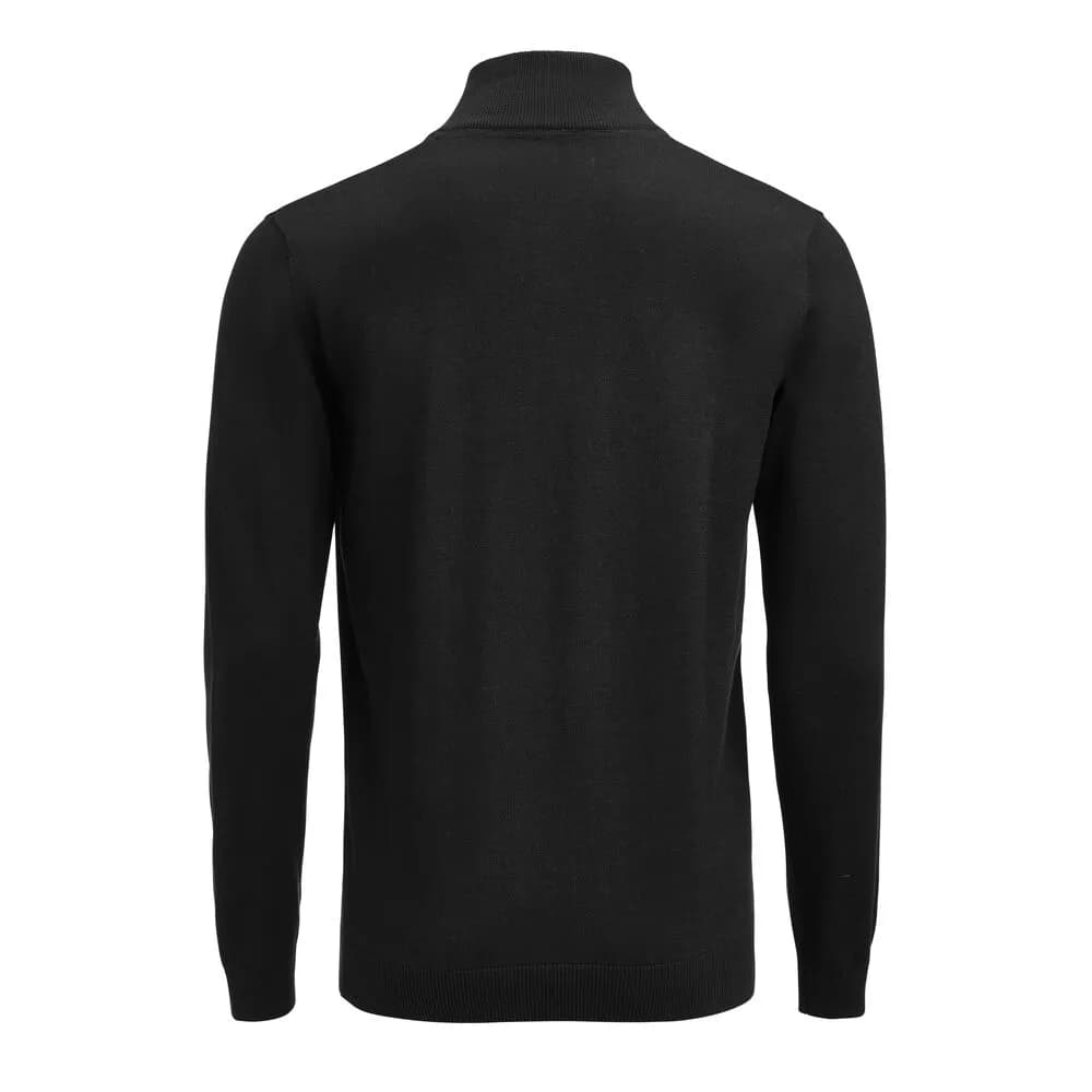 Ashland Halfzip Strickpullover Unisex - Schwarz