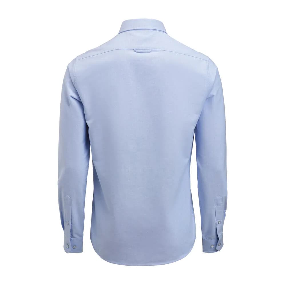 Allen Oxford Hemd Regular Fit Herren - Hellblau