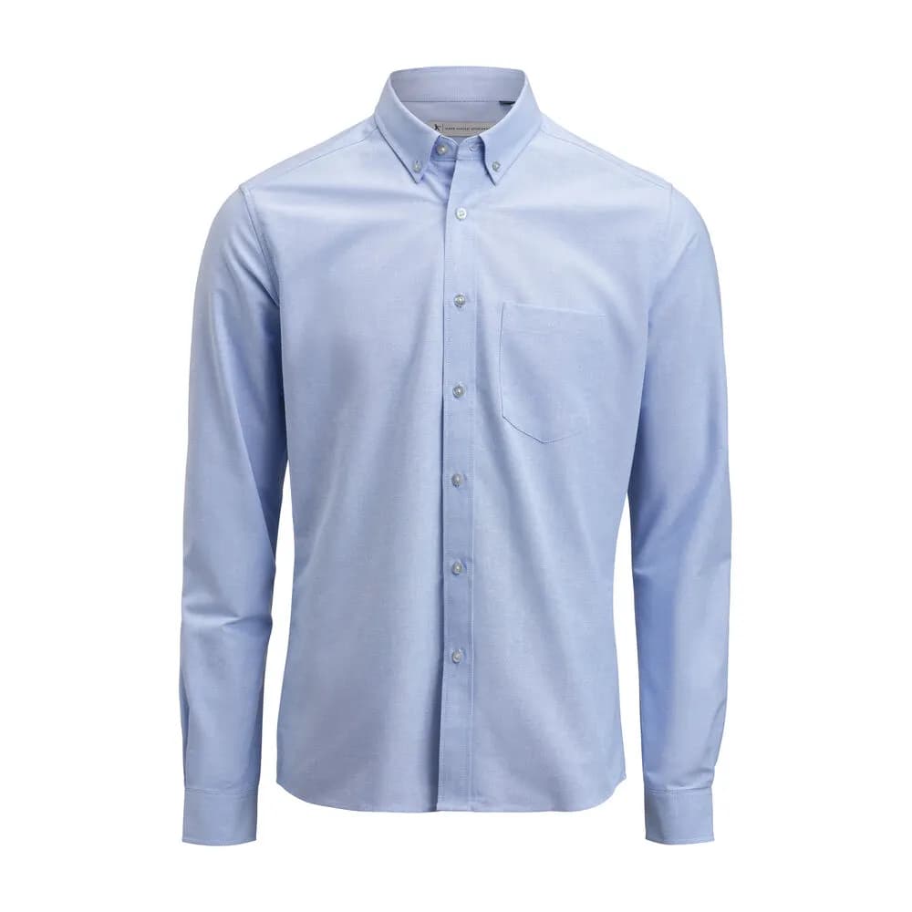 Allen Oxford Hemd Regular Fit Herren - Hellblau