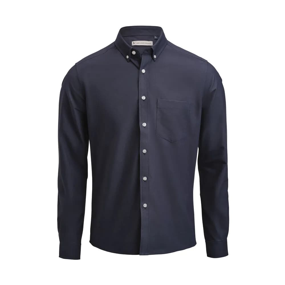 Allen Oxford Hemd Regular Fit Herren - Marine