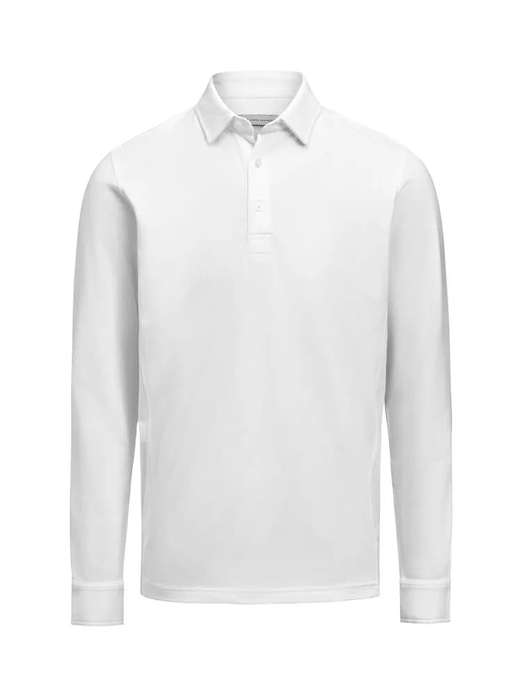 American Supreme Polo L/S Polo Herren - Weiß