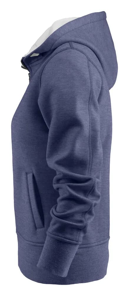 Parkwick  Pullover mit Reißverschluss Damen - Dunkelblau Meliert