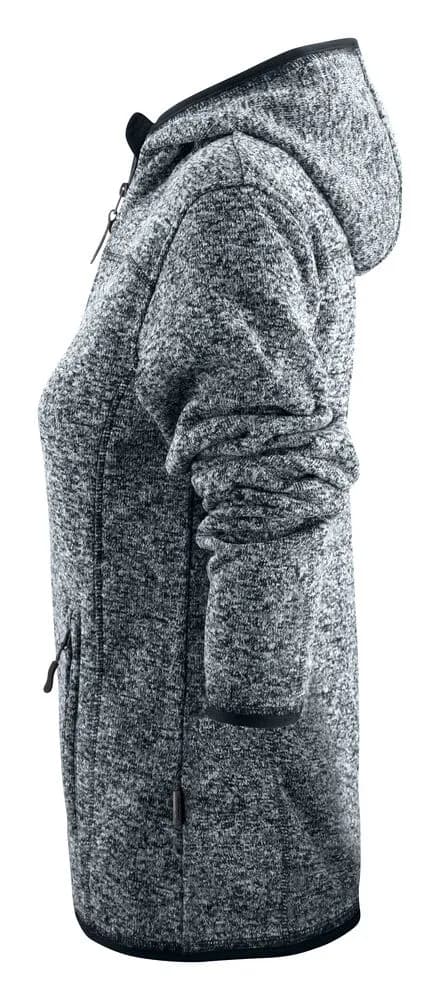 Santa Ana Fleecejacke Damen - Anthrazit Meliert