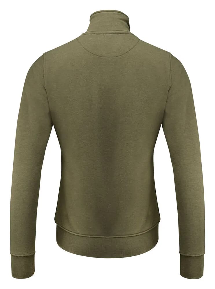 Melville Heights Pullover mit Reißverschluss Damen - Moosgrün