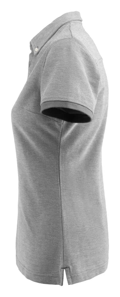 Larkford Polo Pique Damen - Grau Meliert