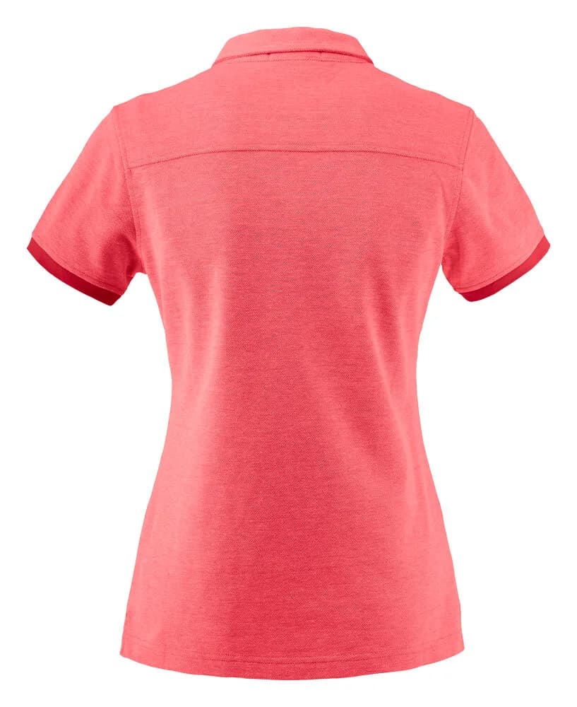 Larkford Polo Pique Damen - Rot Meliert