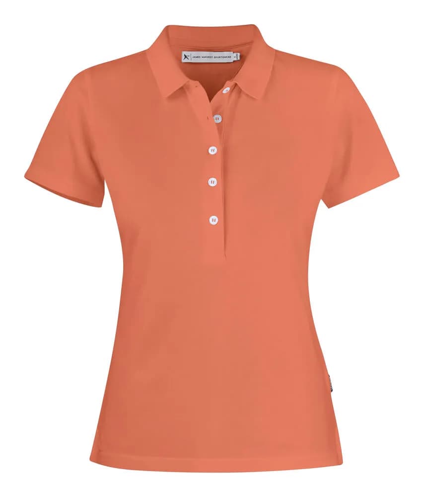 Sunset Polo Pique Damen - Vintage Orange