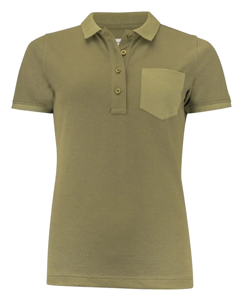 Pinedale Polo Pique Damen - Moosgrün