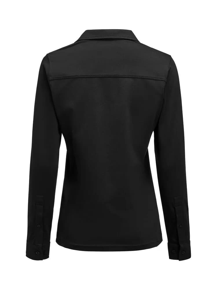 American Supreme Polo L/S Damen - Schwarz