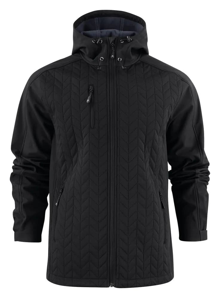 Myers Softshell Jacke Herren - Schwarz